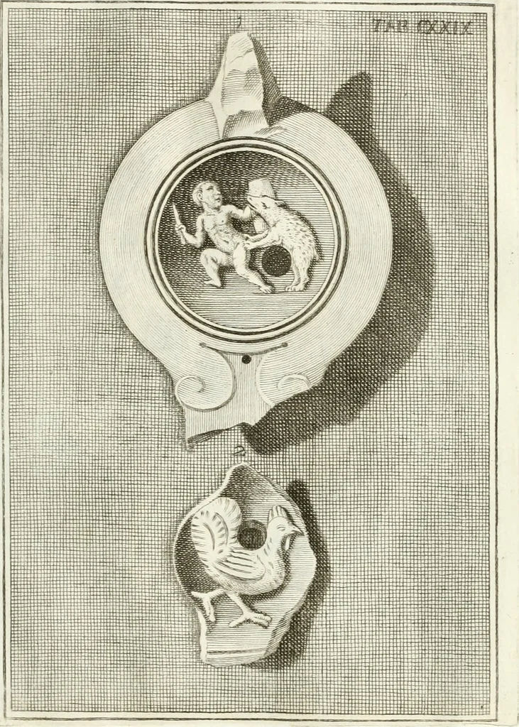 An illustration from Antiquitatis reliquiae a marchione Jacobo Musellio collectae, tabulis incisae et brevisibus explicationibus illustratae, 1756, leaf 324