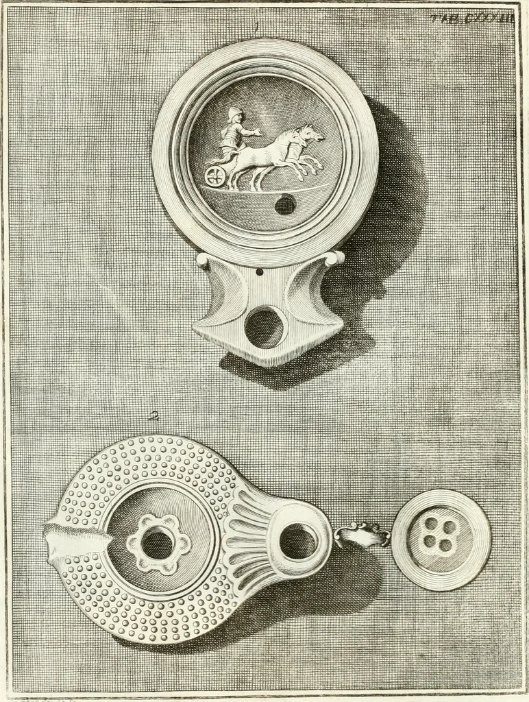 An illustration from Antiquitatis reliquiae a marchione Jacobo Musellio collectae, tabulis incisae et brevisibus explicationibus illustratae, 1756, leaf 332