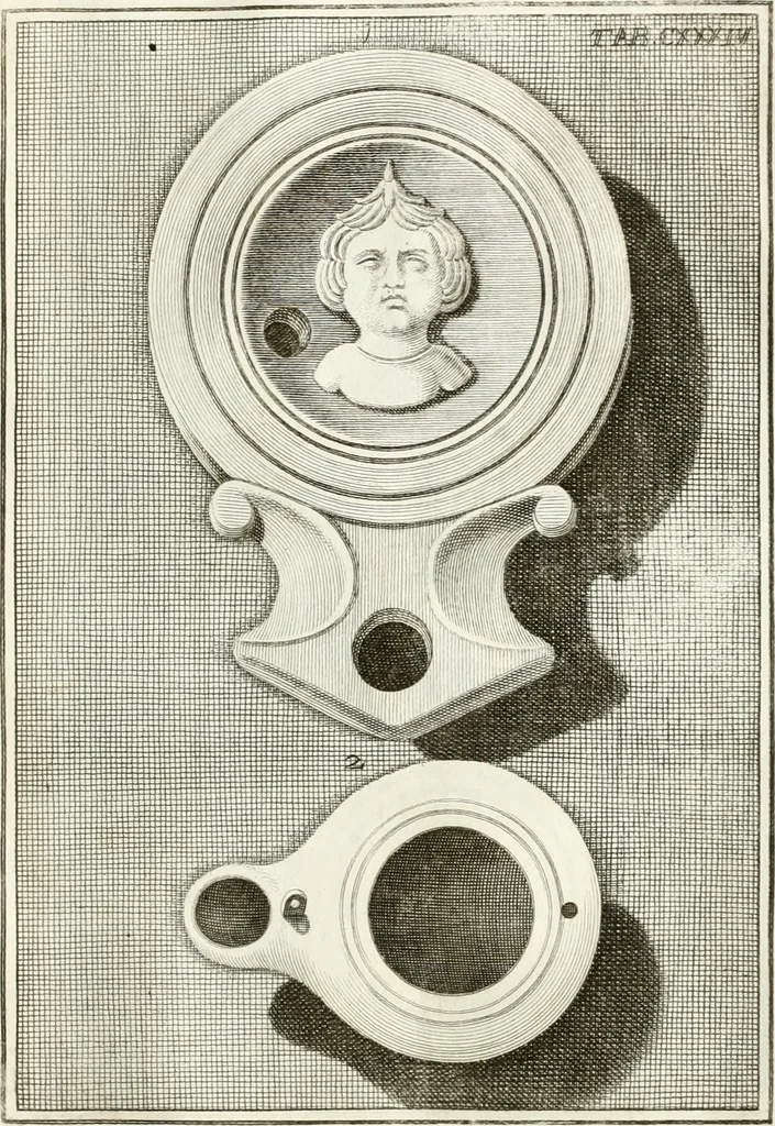 An illustration from Antiquitatis reliquiae a marchione Jacobo Musellio collectae, tabulis incisae et brevisibus explicationibus illustratae, 1756, leaf 334