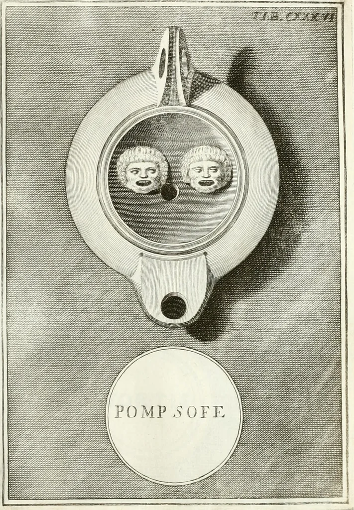 An illustration from Antiquitatis reliquiae a marchione Jacobo Musellio collectae, tabulis incisae et brevisibus explicationibus illustratae, 1756, leaf 338