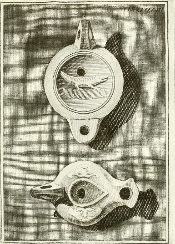An illustration from Antiquitatis reliquiae a marchione Jacobo Musellio collectae, tabulis incisae et brevisibus explicationibus illustratae, 1756, leaf 360