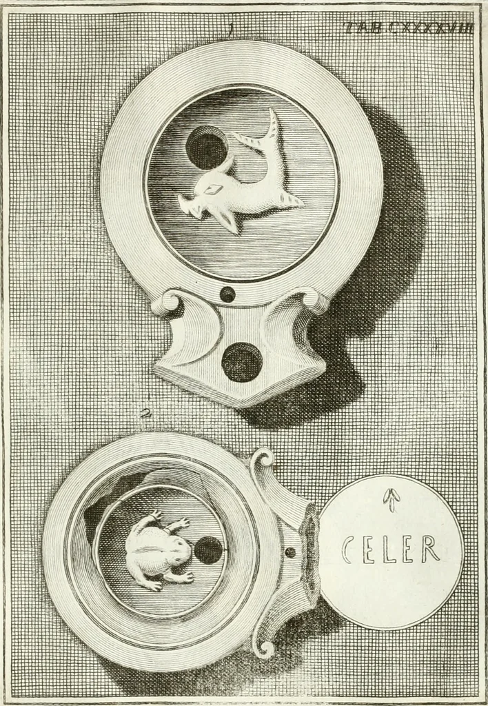 An illustration from Antiquitatis reliquiae a marchione Jacobo Musellio collectae, tabulis incisae et brevisibus explicationibus illustratae, 1756, leaf 362