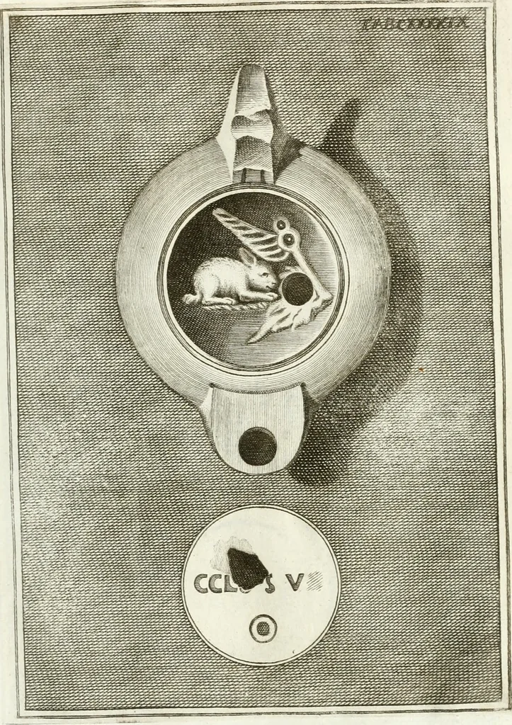 An illustration from Antiquitatis reliquiae a marchione Jacobo Musellio collectae, tabulis incisae et brevisibus explicationibus illustratae, 1756, leaf 364