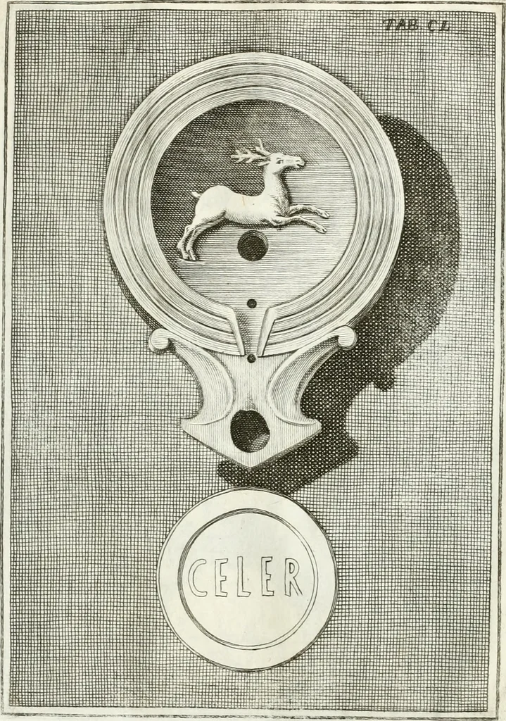 An illustration from Antiquitatis reliquiae a marchione Jacobo Musellio collectae, tabulis incisae et brevisibus explicationibus illustratae, 1756, leaf 366