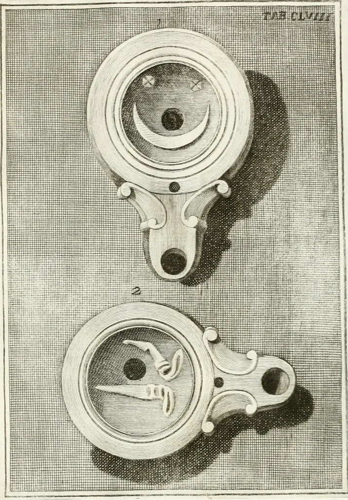 An illustration from Antiquitatis reliquiae a marchione Jacobo Musellio collectae, tabulis incisae et brevisibus explicationibus illustratae, 1756, leaf 382