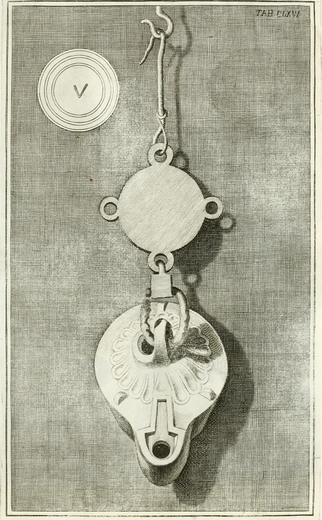 An illustration from Antiquitatis reliquiae a marchione Jacobo Musellio collectae, tabulis incisae et brevisibus explicationibus illustratae, 1756, leaf 398