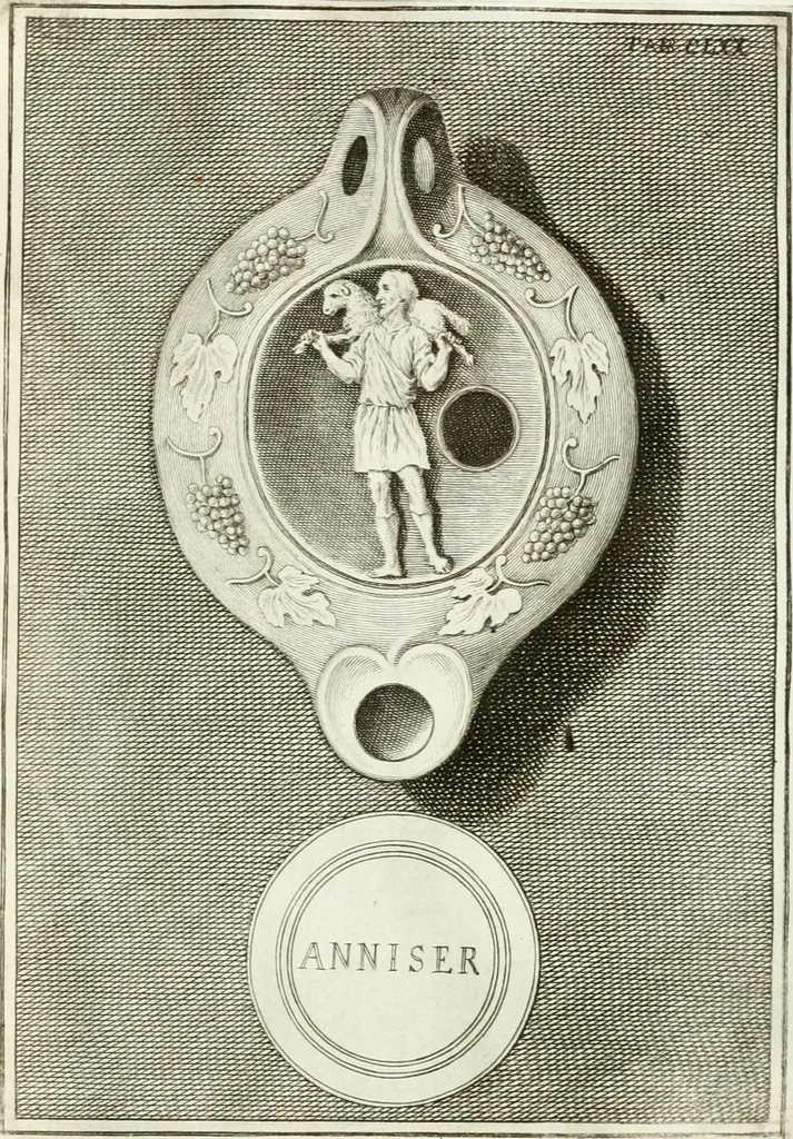 An illustration from Antiquitatis reliquiae a marchione Jacobo Musellio collectae, tabulis incisae et brevisibus explicationibus illustratae, 1756, leaf 406