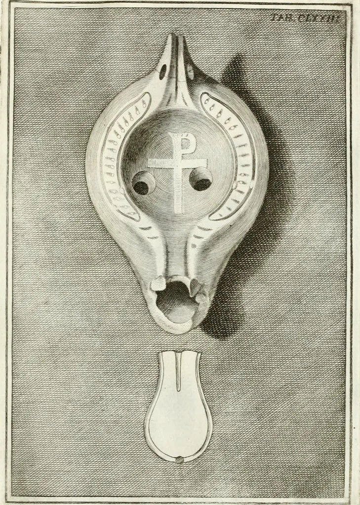 An illustration from Antiquitatis reliquiae a marchione Jacobo Musellio collectae, tabulis incisae et brevisibus explicationibus illustratae, 1756, leaf 412