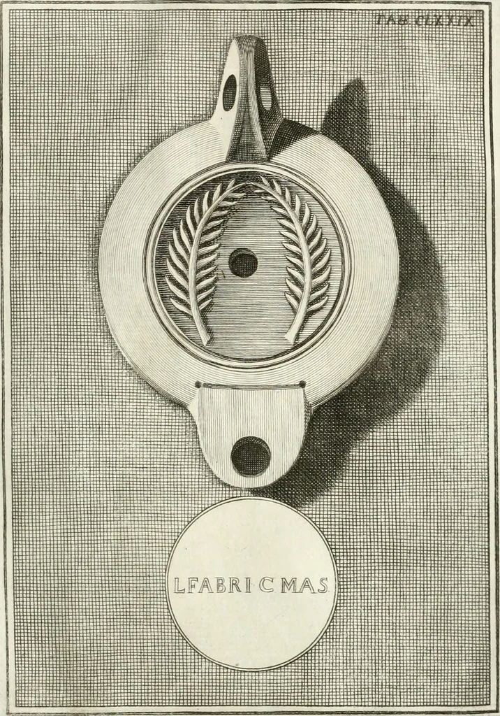 An illustration from Antiquitatis reliquiae a marchione Jacobo Musellio collectae, tabulis incisae et brevisibus explicationibus illustratae, 1756, leaf 424