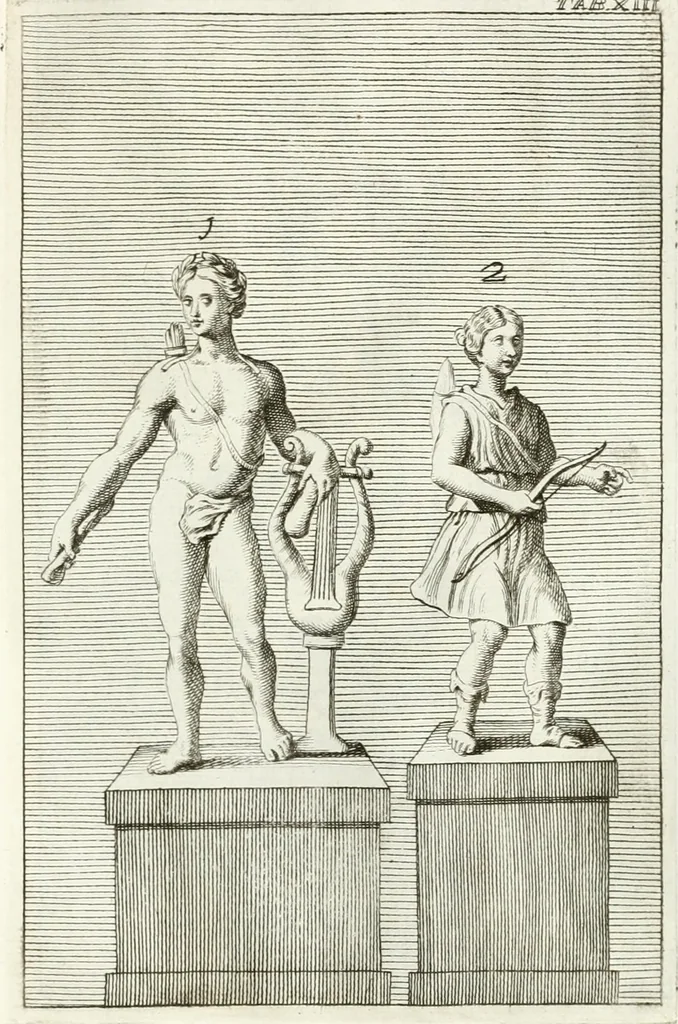 An illustration from Antiquitatis reliquiae a marchione Jacobo Musellio collectae, tabulis incisae et brevisibus explicationibus illustratae, 1756, leaf 98