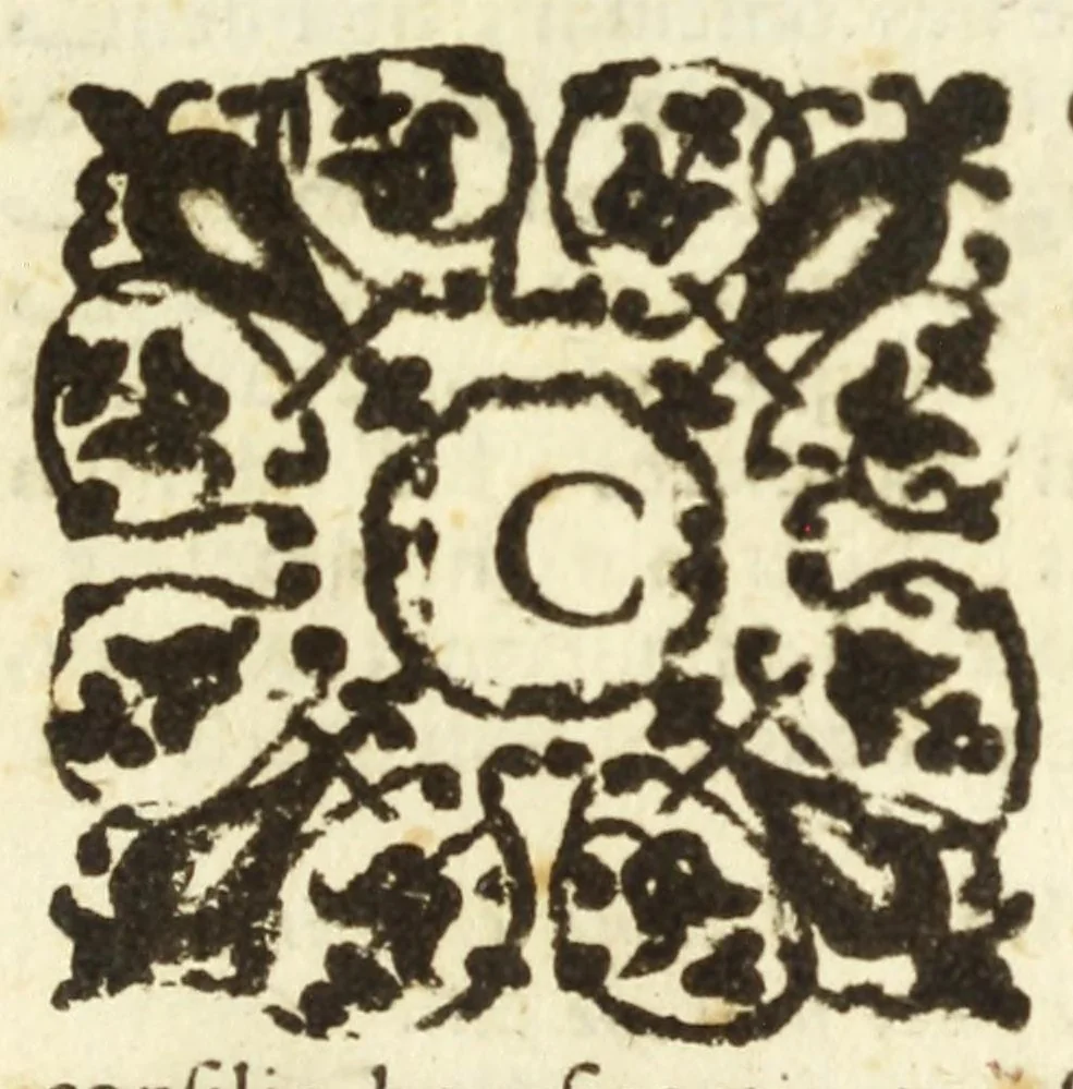 An illustration from Antiquitatum Etruriae, seu, De situ Clanarum fragmenta historica : deque rebus faeliciter gestis civitatis Aretinae, Clusinae, ac Cortonensis cum Senensibus, Florentinis, exterisque, 1696, leaf 5