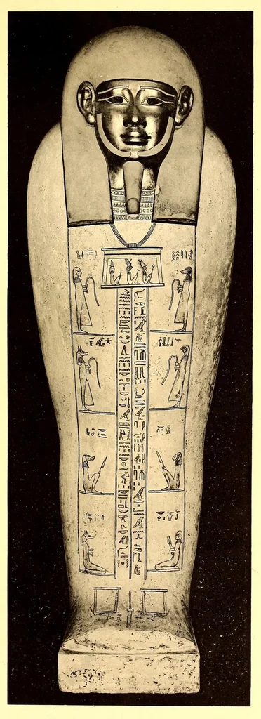 An illustration from Antiquites Egyptiennes, Grecques et Romaines appartenant a P. Philip et a divers amateurs: sculptures, peintures, bronzes, etoffes, faiences, figures de tanagra, verres irises, 1905, leaf 15