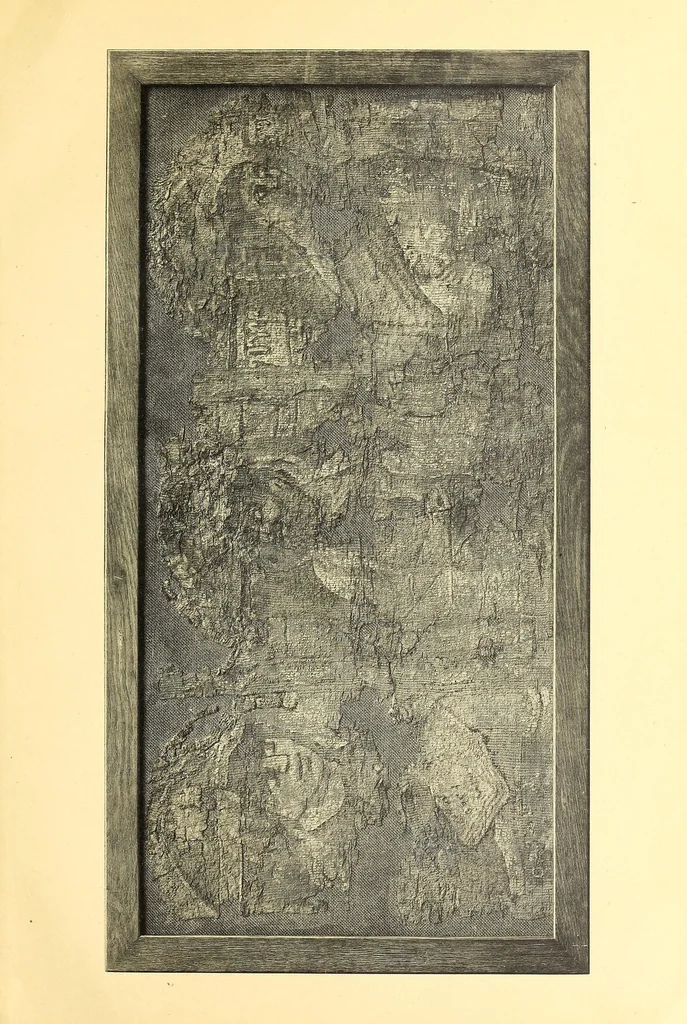 An illustration from Antiquites Egyptiennes, Grecques et Romaines appartenant a P. Philip et a divers amateurs: sculptures, peintures, bronzes, etoffes, faiences, figures de tanagra, verres irises, 1905, leaf 221
