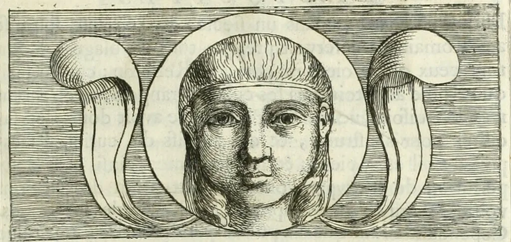 An illustration from Recueil d'antiquités egyptiennes, etrusques, grecques et romaines, 1756, leaf 14