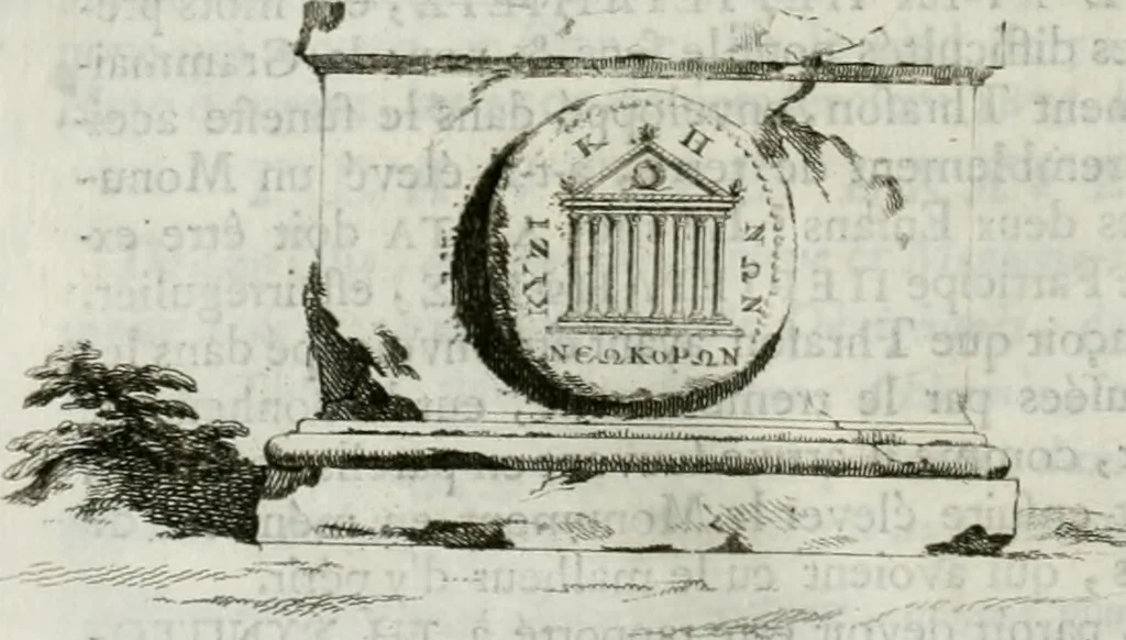 An illustration from Recueil d'antiquités egyptiennes, etrusques, grecques et romaines, 1756, leaf 283