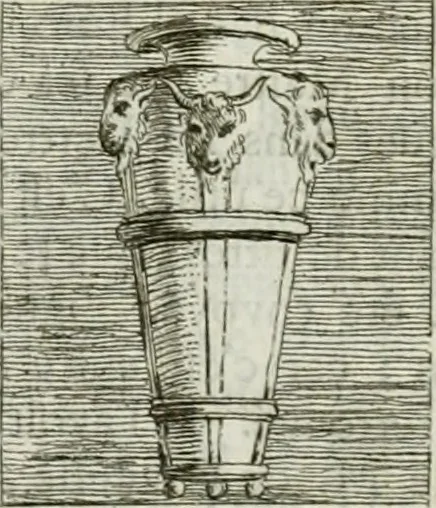 An illustration from Recueil d'antiquités egyptiennes, etrusques, grecques et romaines, 1756, leaf 421