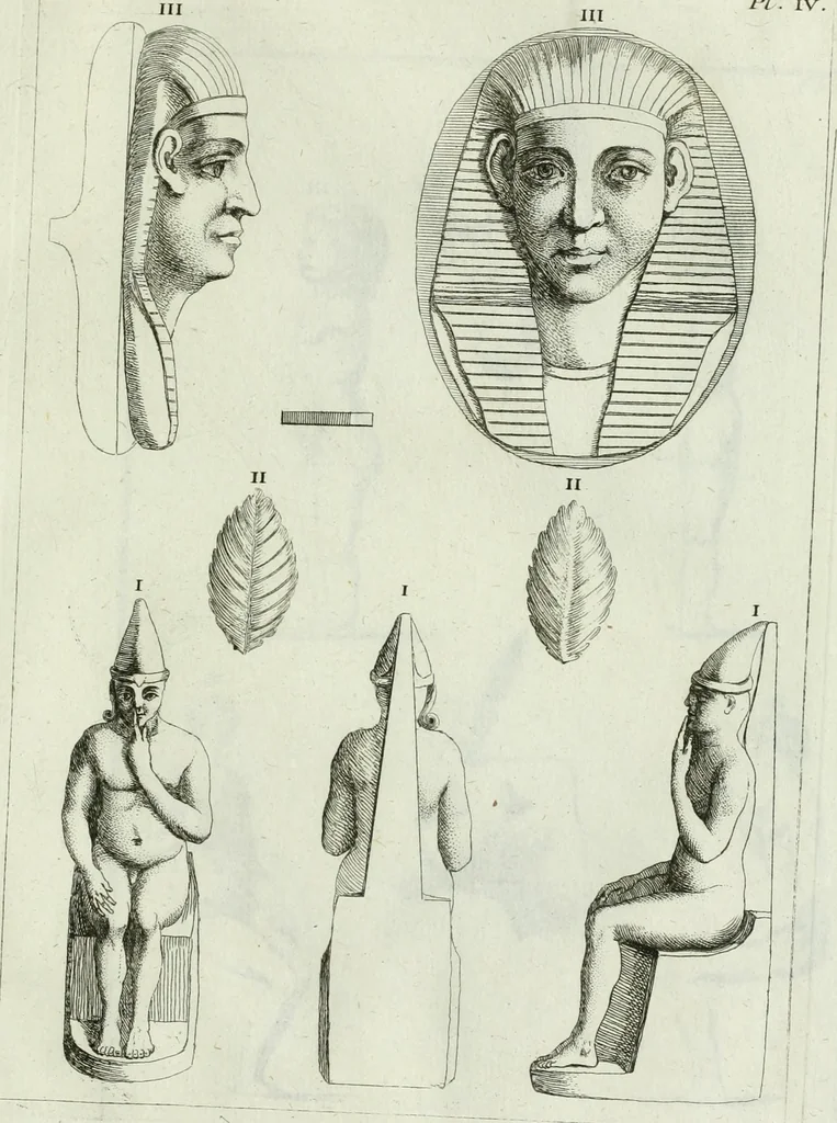 An illustration from Recueil d'antiquités egyptiennes, etrusques, grecques et romaines, 1756, leaf 452