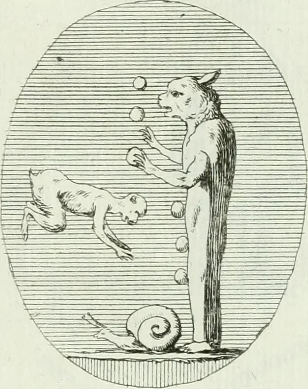 An illustration from Recueil d'antiquités egyptiennes, etrusques, grecques et romaines, 1756, leaf 456