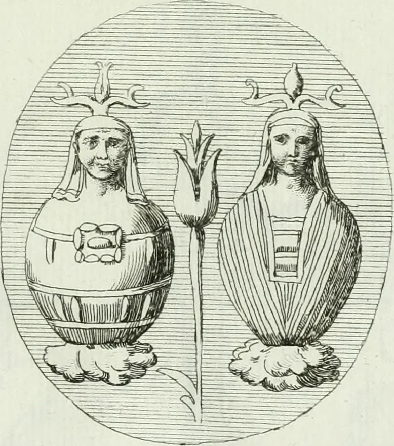An illustration from Recueil d'antiquités egyptiennes, etrusques, grecques et romaines, 1756, leaf 456