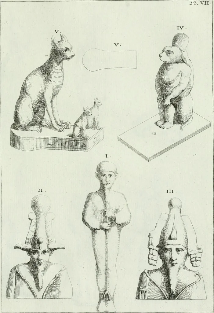 An illustration from Recueil d'antiquités egyptiennes, etrusques, grecques et romaines, 1756, leaf 458