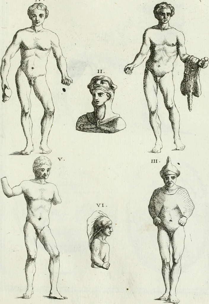 An illustration from Recueil d'antiquités egyptiennes, etrusques, grecques et romaines, 1756, leaf 478