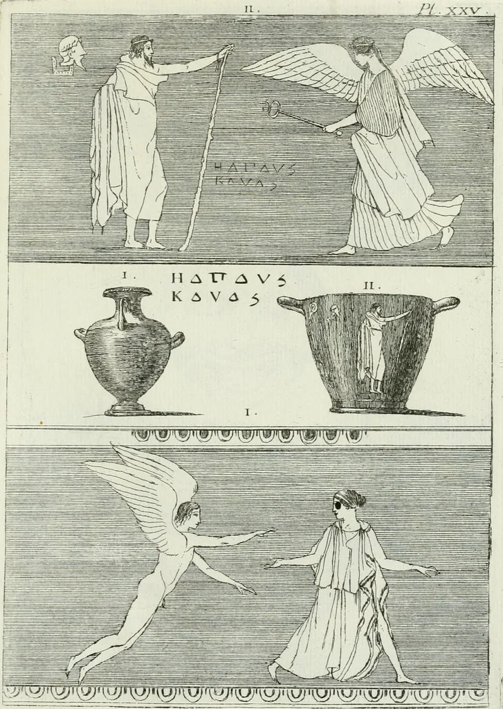 An illustration from Recueil d'antiquités egyptiennes, etrusques, grecques et romaines, 1756, leaf 494