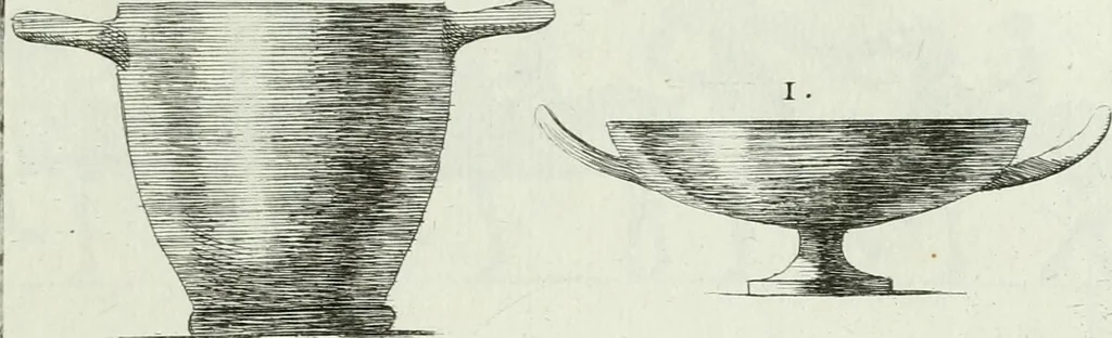 An illustration from Recueil d'antiquités egyptiennes, etrusques, grecques et romaines, 1756, leaf 506