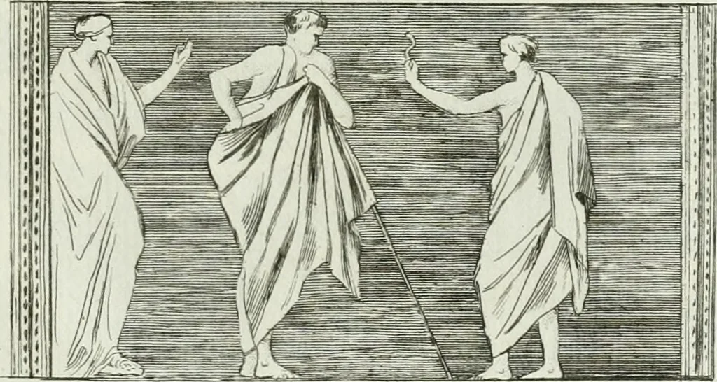 An illustration from Recueil d'antiquités egyptiennes, etrusques, grecques et romaines, 1756, leaf 516