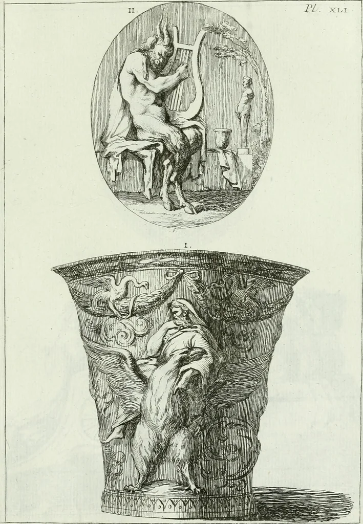 An illustration from Recueil d'antiquités egyptiennes, etrusques, grecques et romaines, 1756, leaf 526