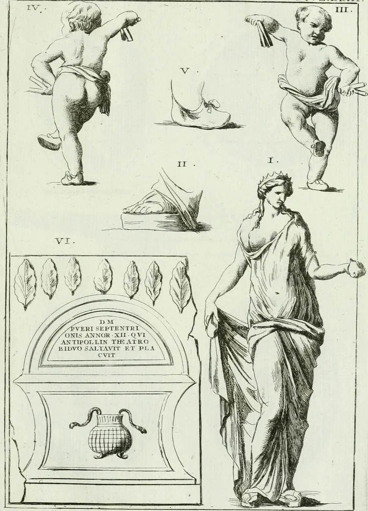 An illustration from Recueil d'antiquités egyptiennes, etrusques, grecques et romaines, 1756, leaf 612