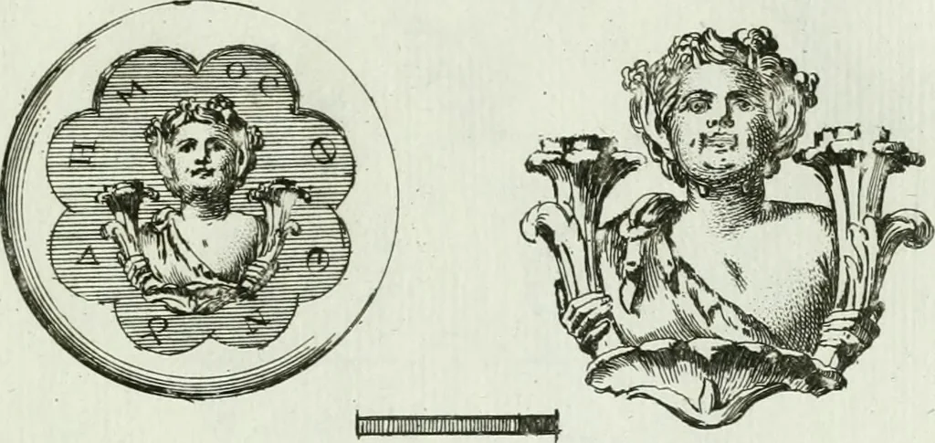 An illustration from Recueil d'antiquités egyptiennes, etrusques, grecques et romaines, 1756, leaf 616