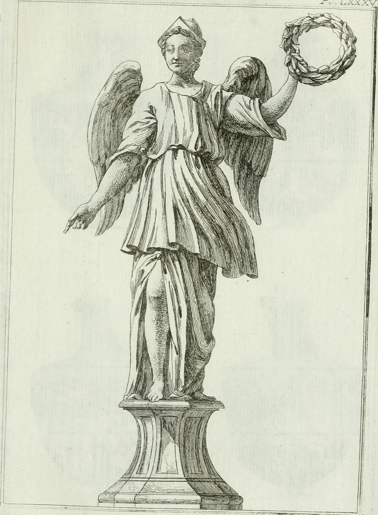 An illustration from Recueil d'antiquités egyptiennes, etrusques, grecques et romaines, 1756, leaf 618