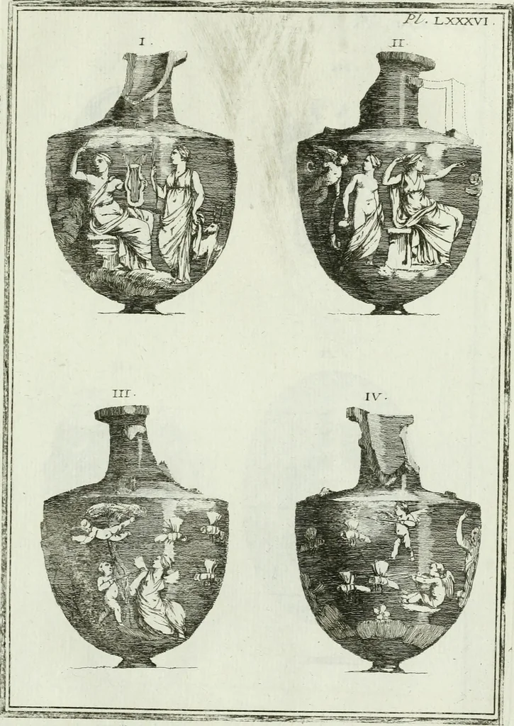 An illustration from Recueil d'antiquités egyptiennes, etrusques, grecques et romaines, 1756, leaf 620