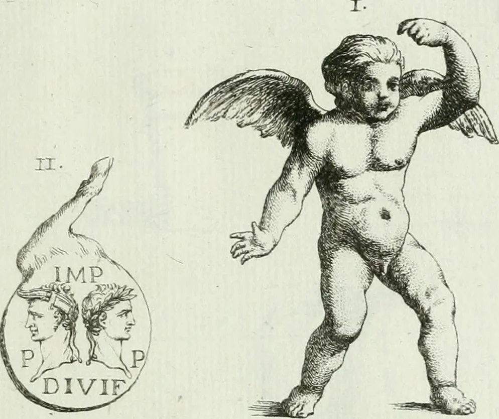 An illustration from Recueil d'antiquités egyptiennes, etrusques, grecques et romaines, 1756, leaf 644