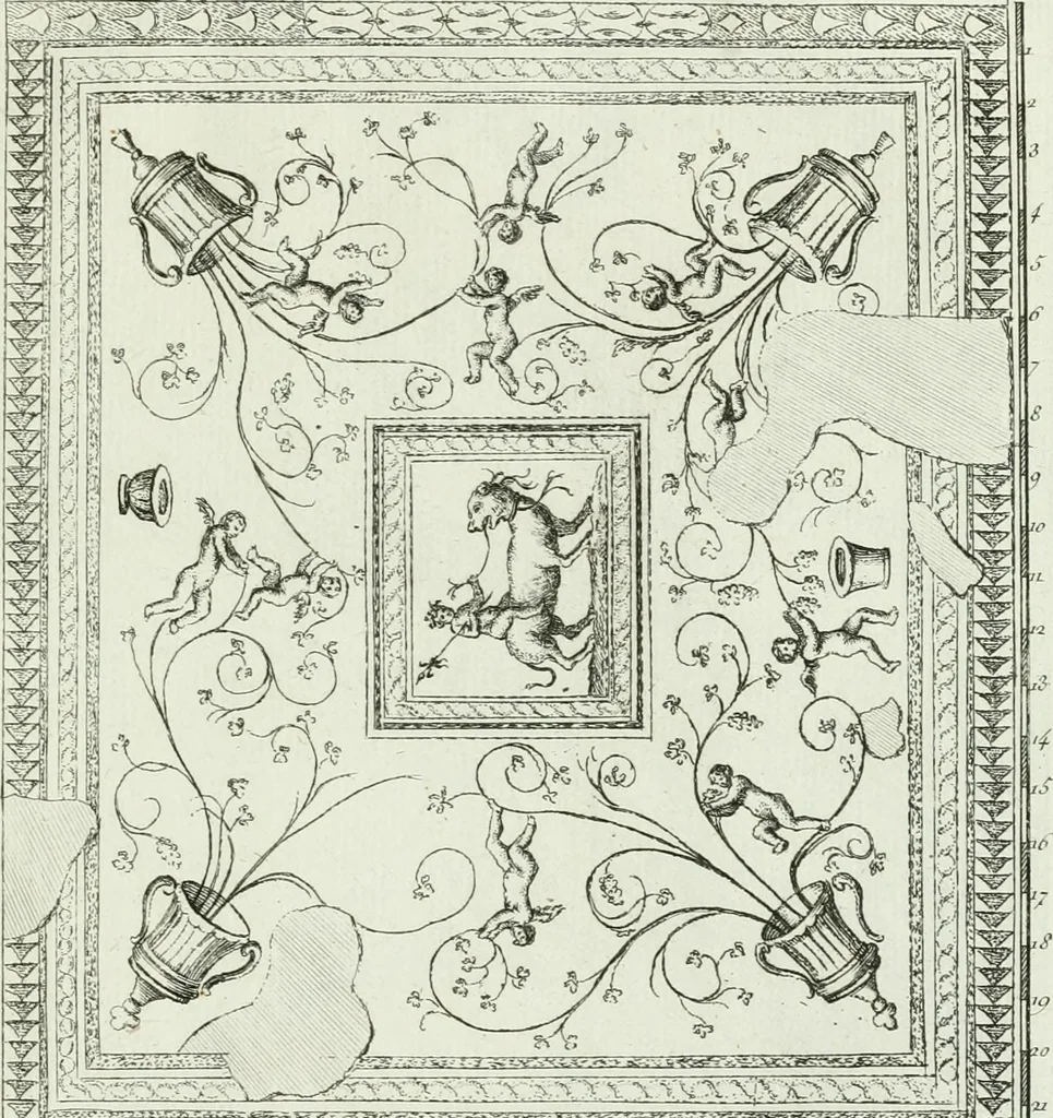 An illustration from Recueil d'antiquités egyptiennes, etrusques, grecques et romaines, 1756, leaf 662