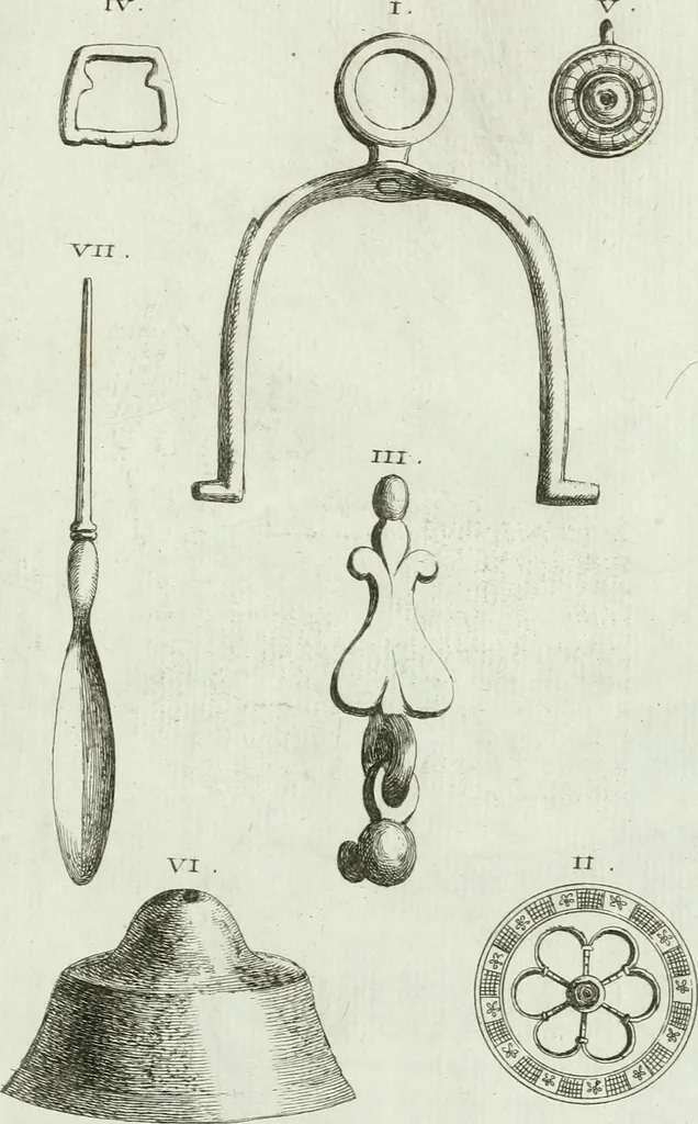 An illustration from Recueil d'antiquités egyptiennes, etrusques, grecques et romaines, 1756, leaf 698