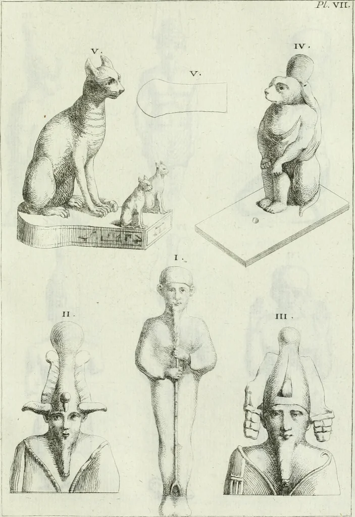 An illustration from Recueil d'antiquités egyptiennes, etrusques, grecques et romaines, 1756, leaf 504