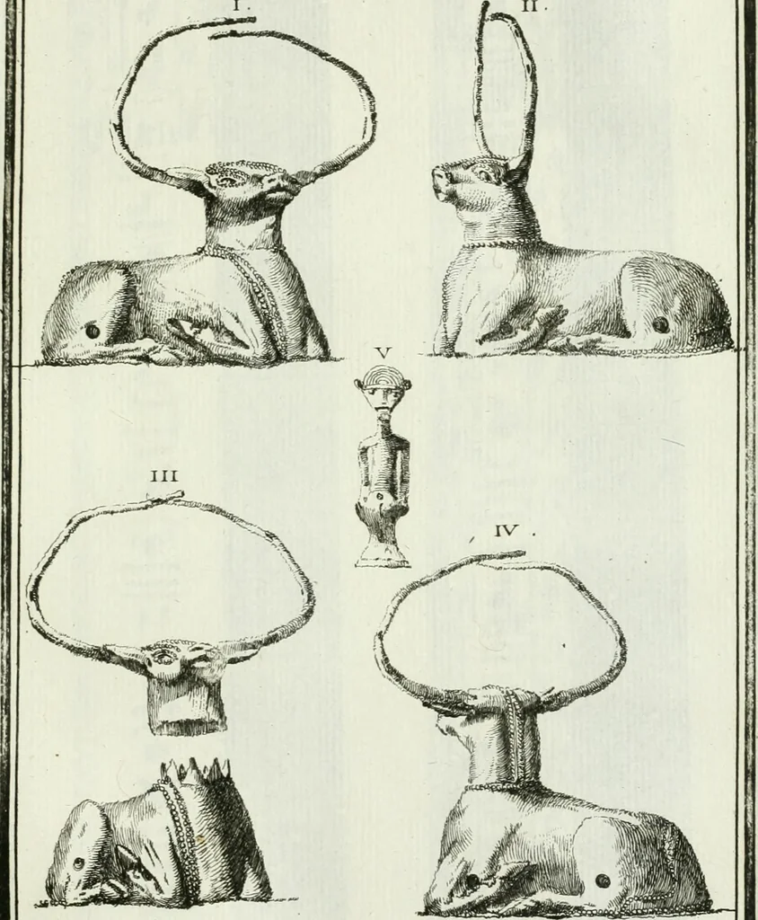 An illustration from Recueil d'antiquités egyptiennes, etrusques, grecques et romaines, 1756, leaf 512