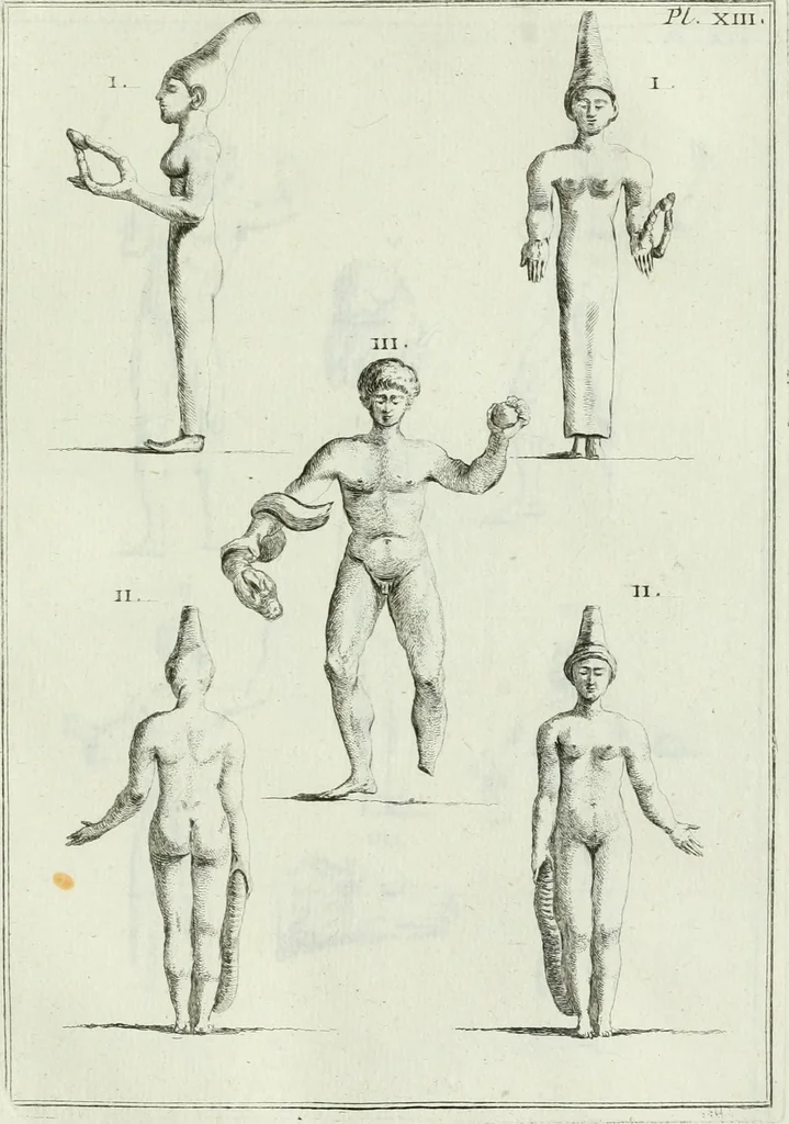 An illustration from Recueil d'antiquités egyptiennes, etrusques, grecques et romaines, 1756, leaf 516