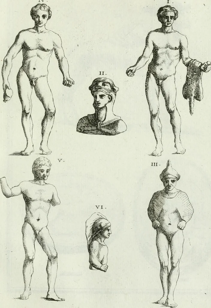An illustration from Recueil d'antiquités egyptiennes, etrusques, grecques et romaines, 1756, leaf 524