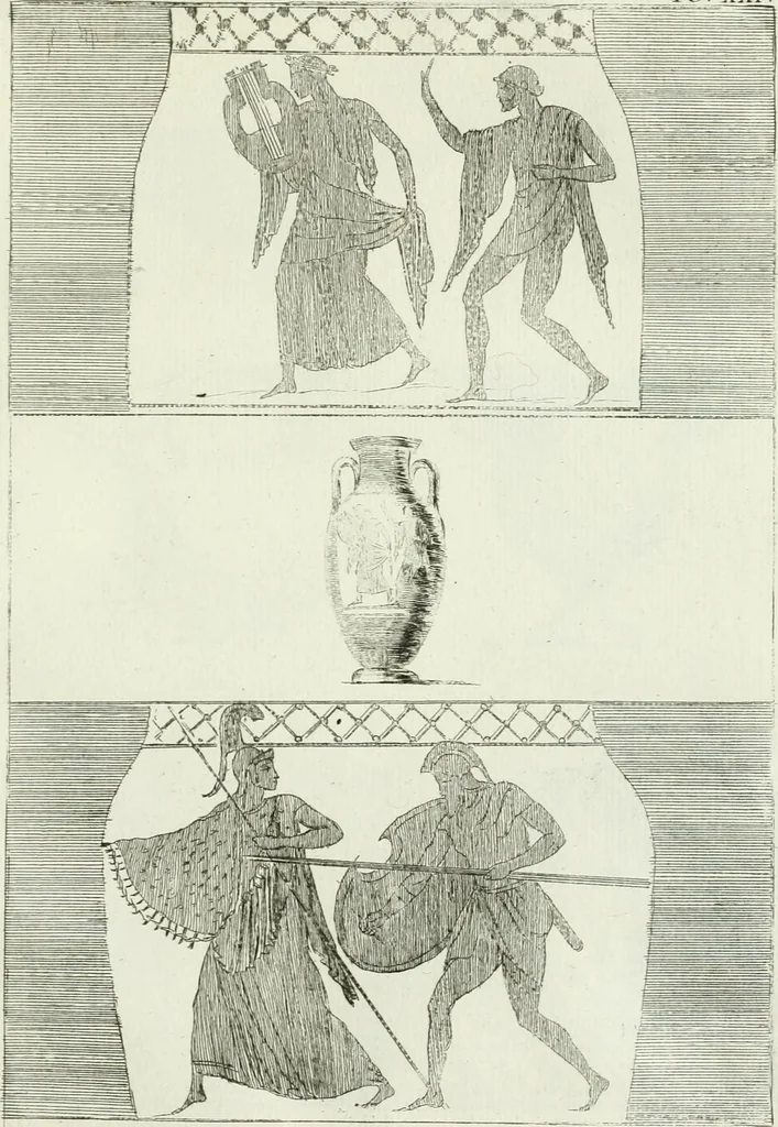 An illustration from Recueil d'antiquités egyptiennes, etrusques, grecques et romaines, 1756, leaf 532