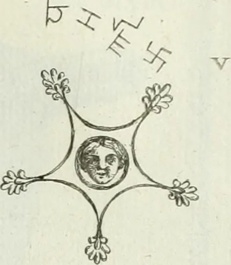 An illustration from Recueil d'antiquités egyptiennes, etrusques, grecques et romaines, 1756, leaf 534