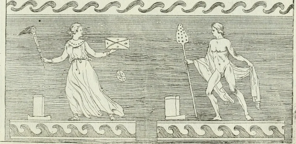 An illustration from Recueil d'antiquités egyptiennes, etrusques, grecques et romaines, 1756, leaf 534