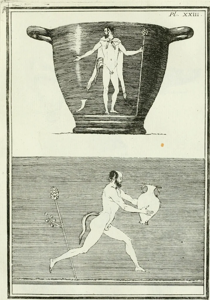 An illustration from Recueil d'antiquités egyptiennes, etrusques, grecques et romaines, 1756, leaf 536