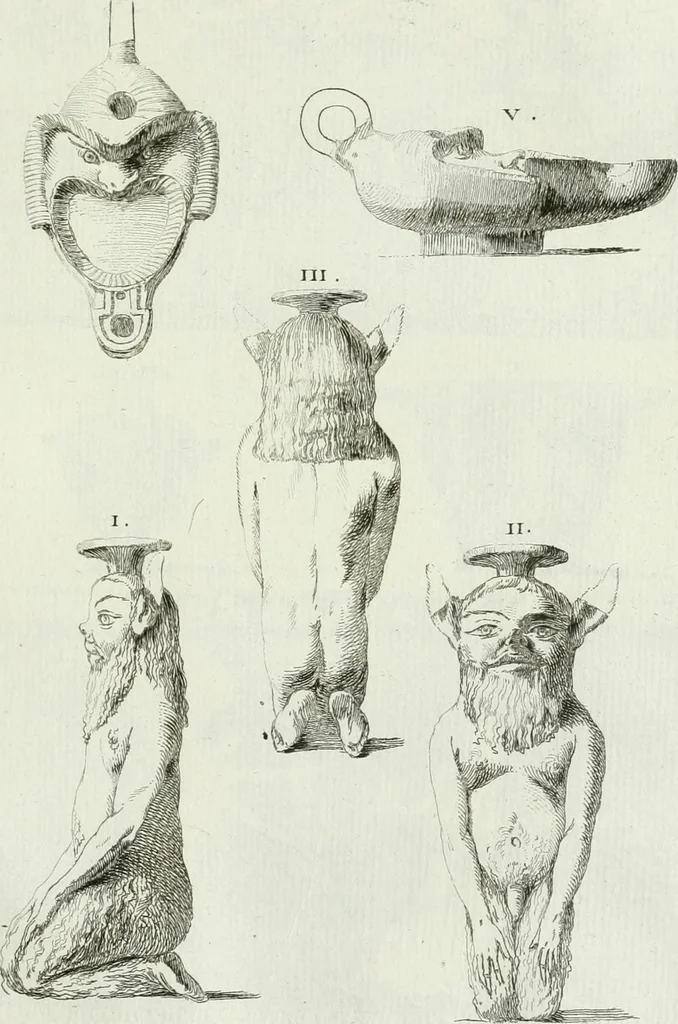 An illustration from Recueil d'antiquités egyptiennes, etrusques, grecques et romaines, 1756, leaf 538