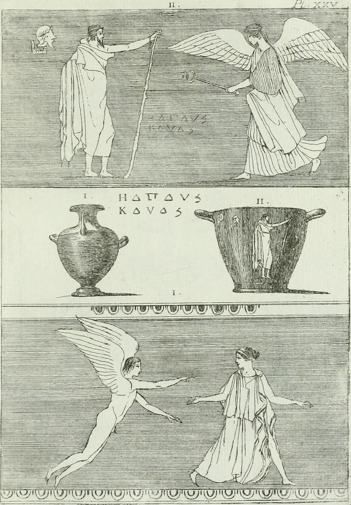 An illustration from Recueil d'antiquités egyptiennes, etrusques, grecques et romaines, 1756, leaf 540