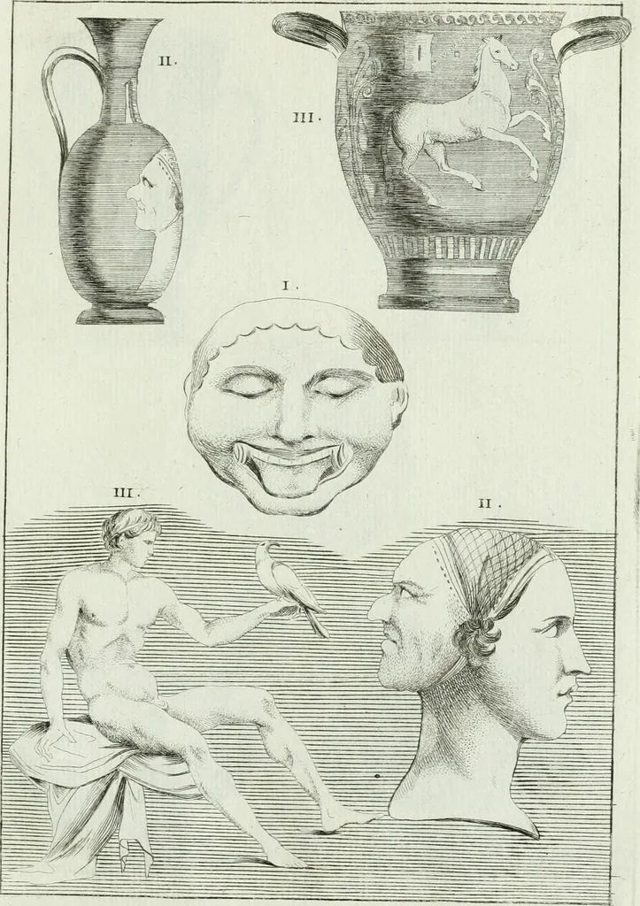 An illustration from Recueil d'antiquités egyptiennes, etrusques, grecques et romaines, 1756, leaf 542