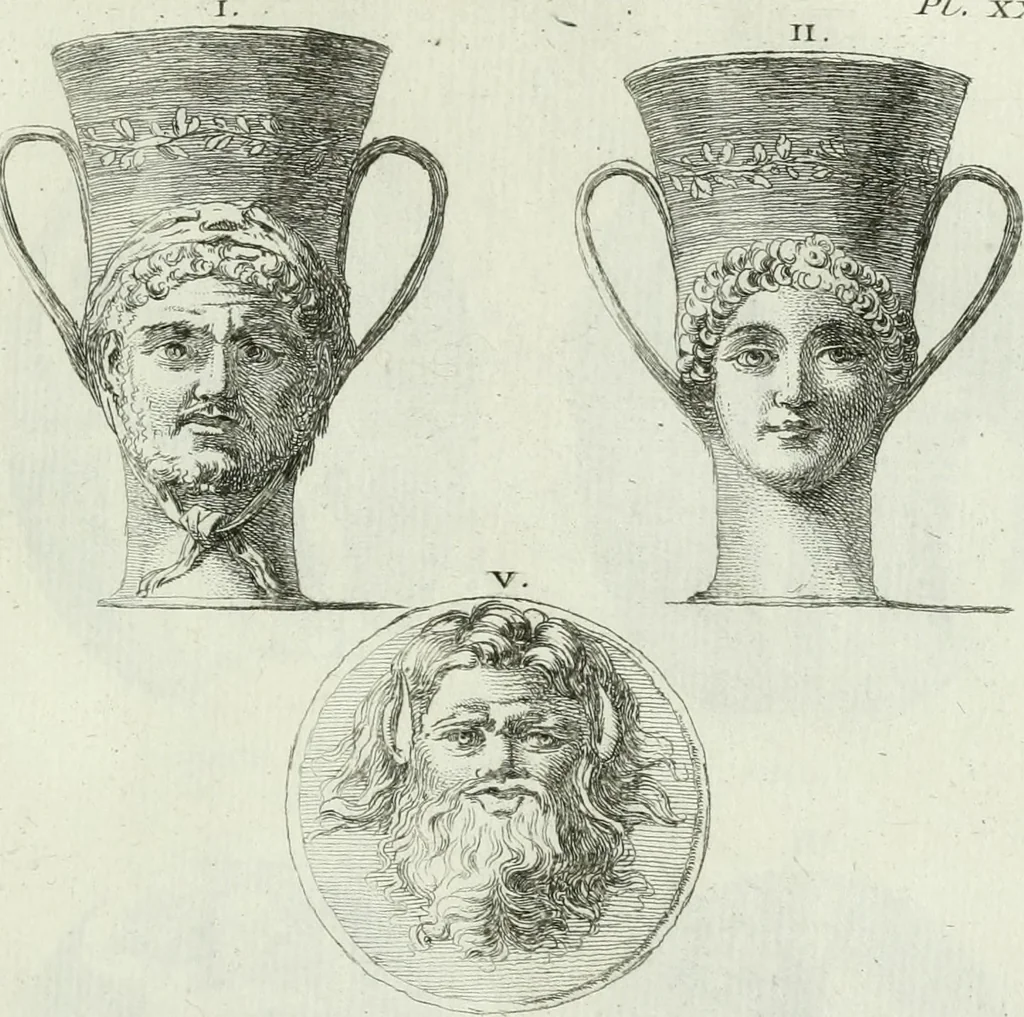 An illustration from Recueil d'antiquités egyptiennes, etrusques, grecques et romaines, 1756, leaf 544