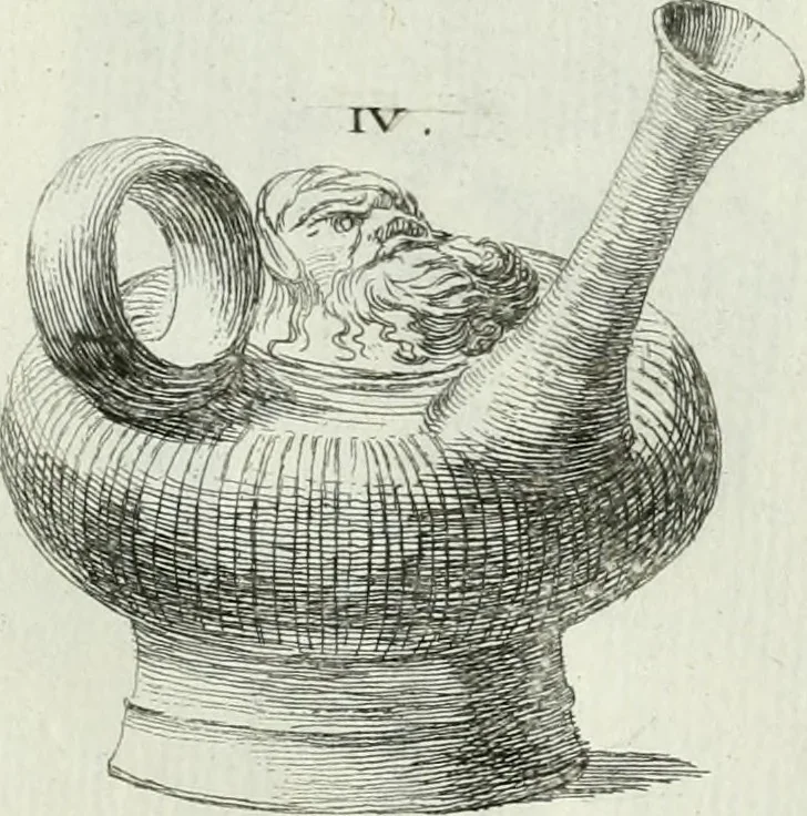 An illustration from Recueil d'antiquités egyptiennes, etrusques, grecques et romaines, 1756, leaf 544