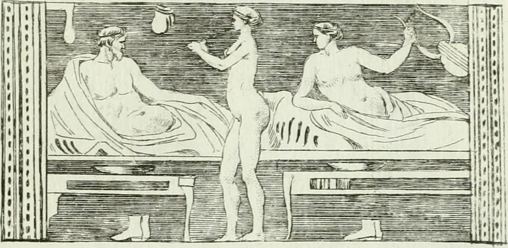 An illustration from Recueil d'antiquités egyptiennes, etrusques, grecques et romaines, 1756, leaf 562